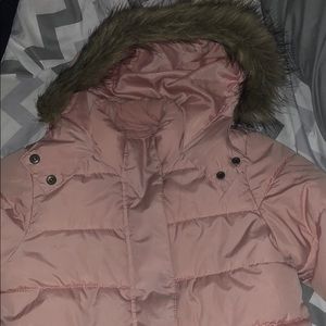 Pink gap coat
